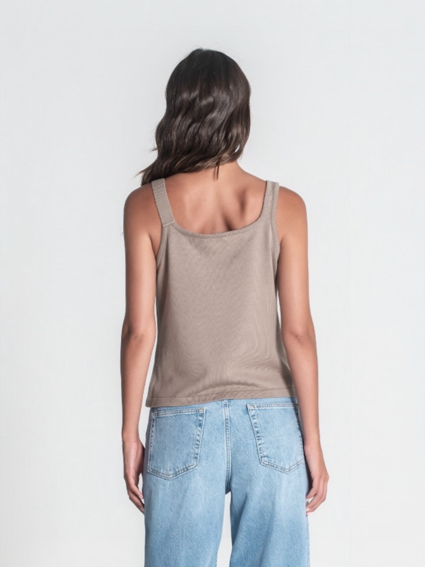 TOP CON HEBILLA R TAUPE