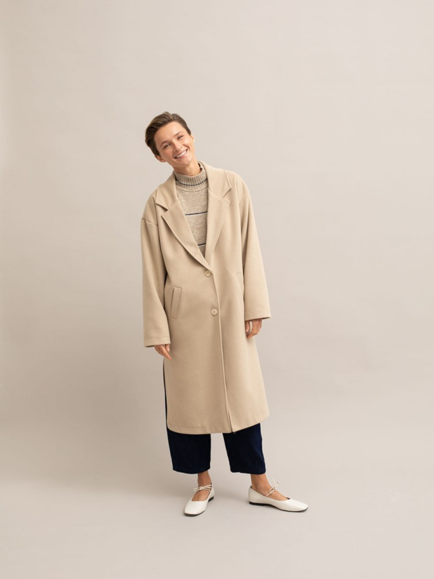 ABRIGO NERVION BEIGE