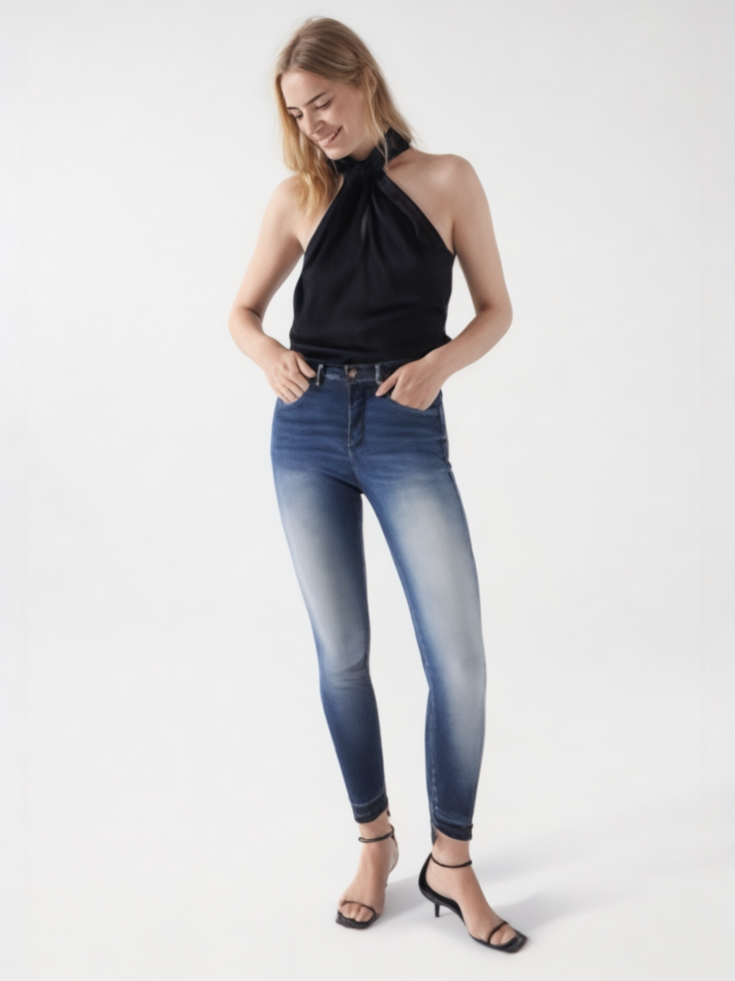 VAQUEROS FAITH PUSH IN CROPPED LAVADO PREMIUM