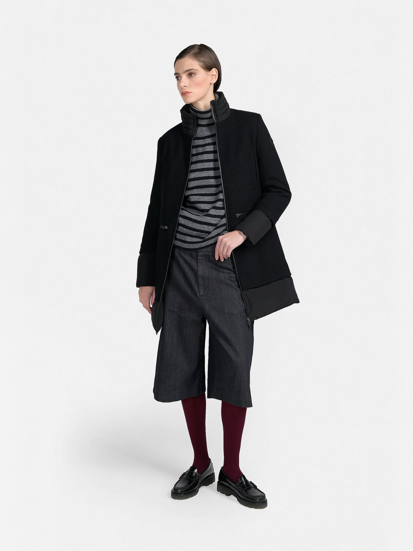 ABRIGO DE LANA LYALTA NEGRO