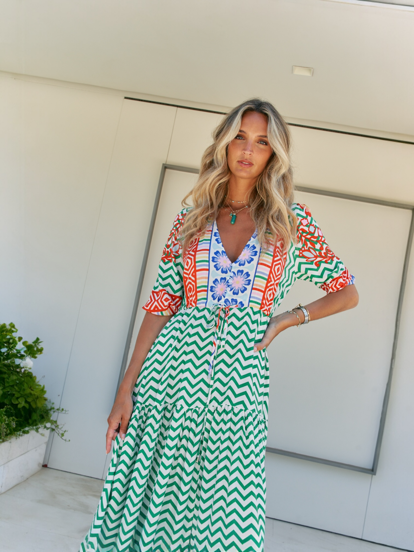 VESTIDO LARGO TESSA ZIGGY ZA