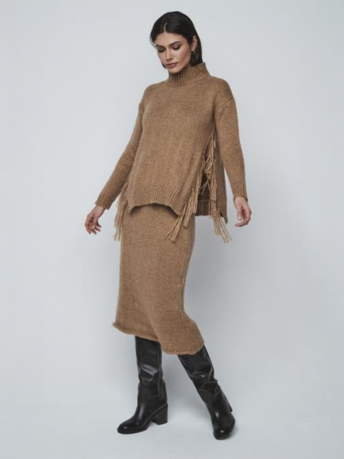 VESTIDO NATALIA CAMEL