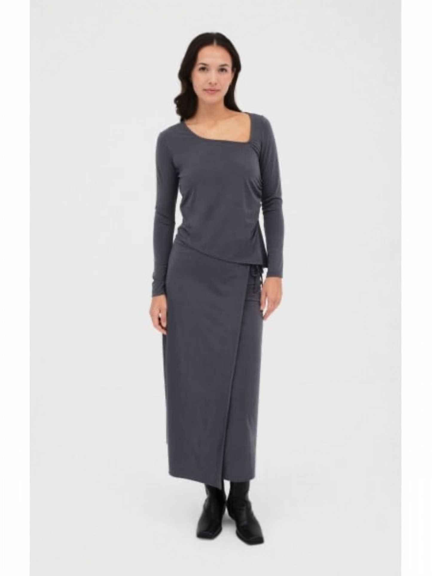 FALDA SPITAL GRIS