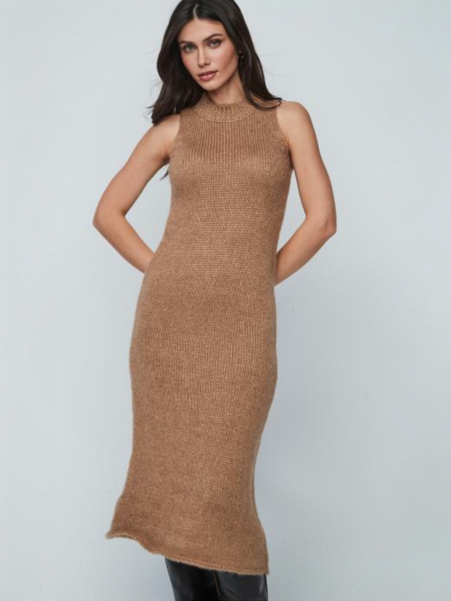 VESTIDO NATALIA CAMEL