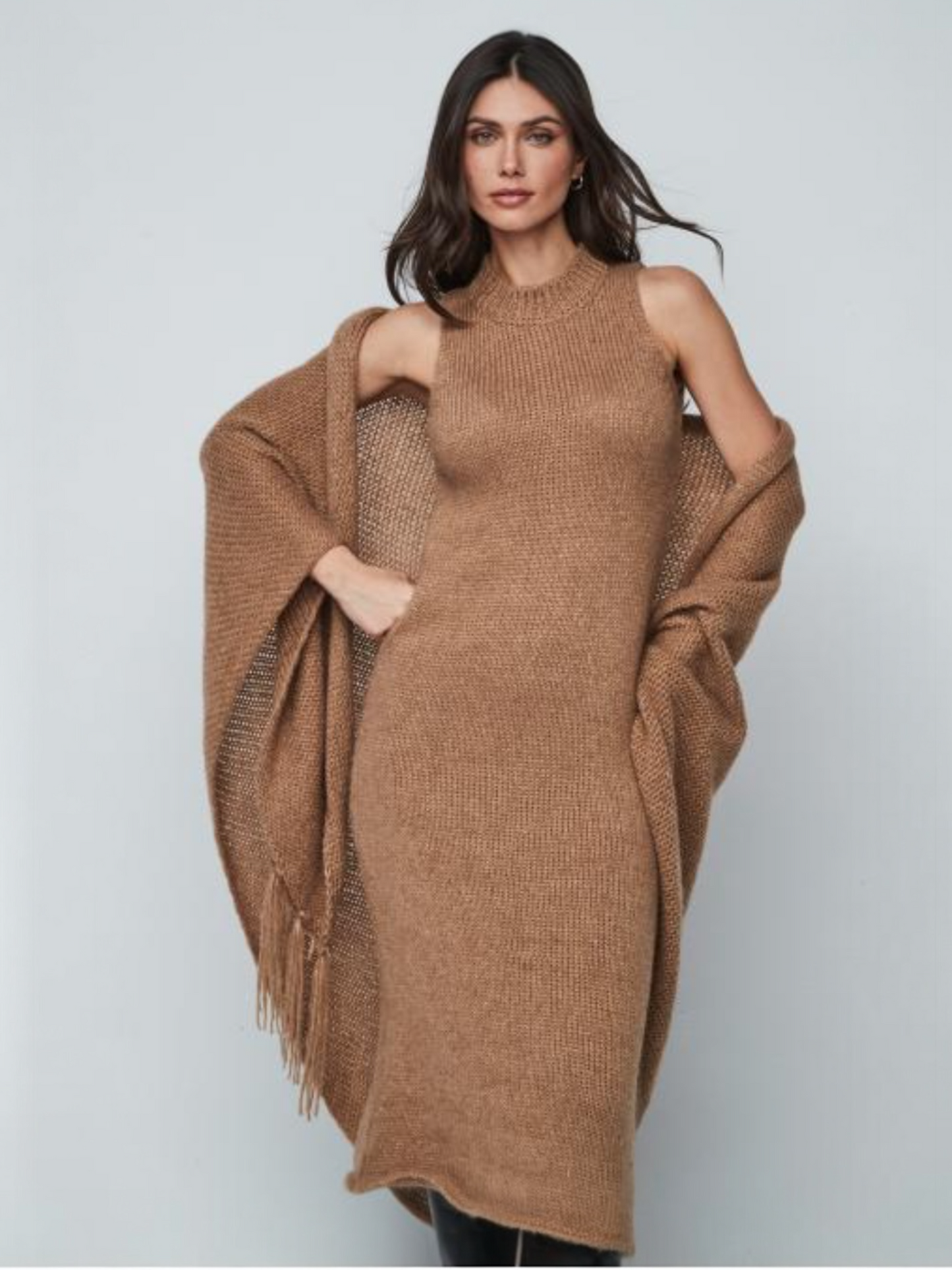 VESTIDO NATALIA CAMEL