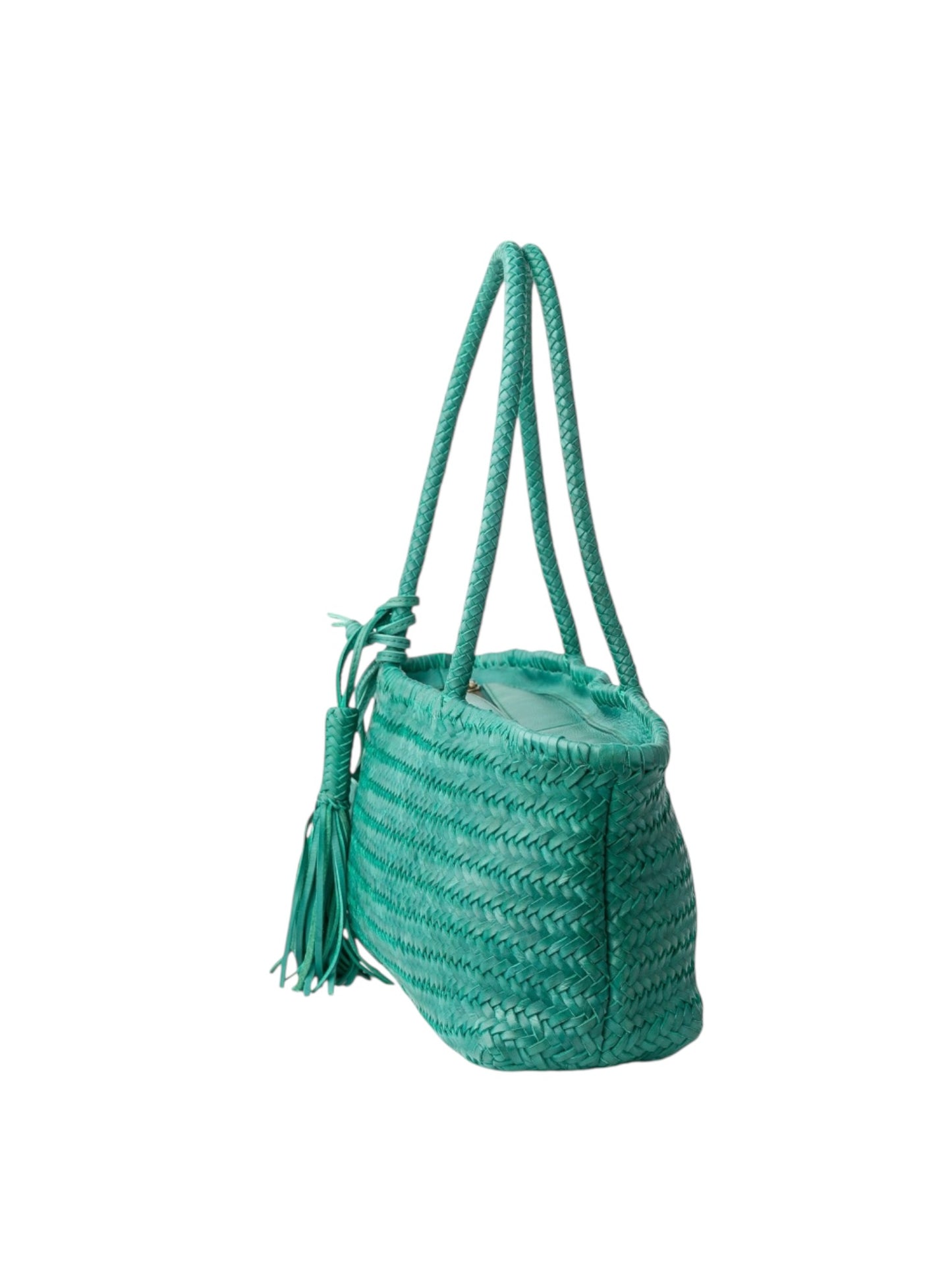 BOLSO DE HOMBRO PERKINS DE PIEL VERDE