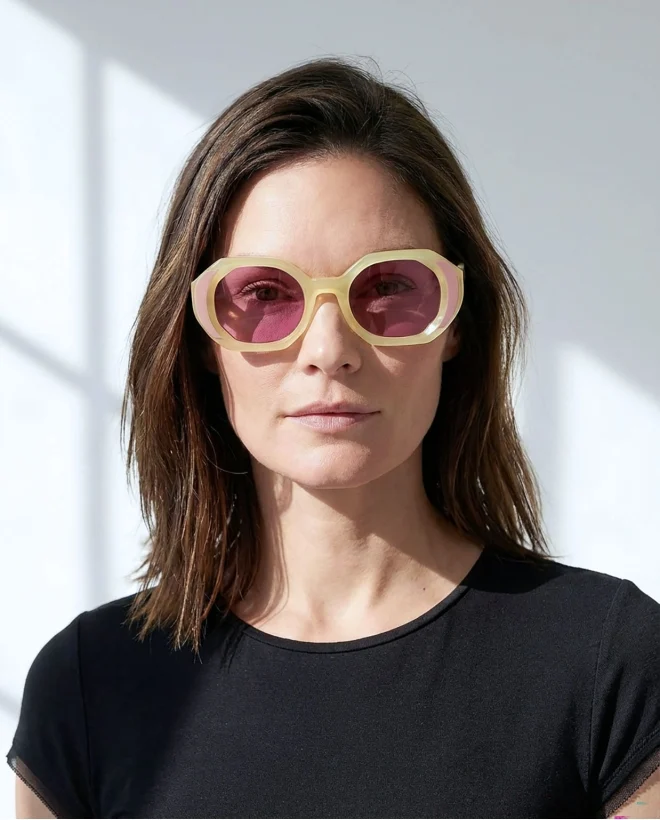 GAFAS DE SOL REDONDAS LIGHT GREEN
