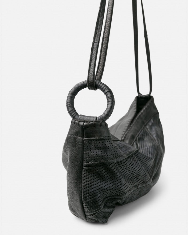 BOLSO BANDOLERA SEWARDS DE PIEL NEGRO