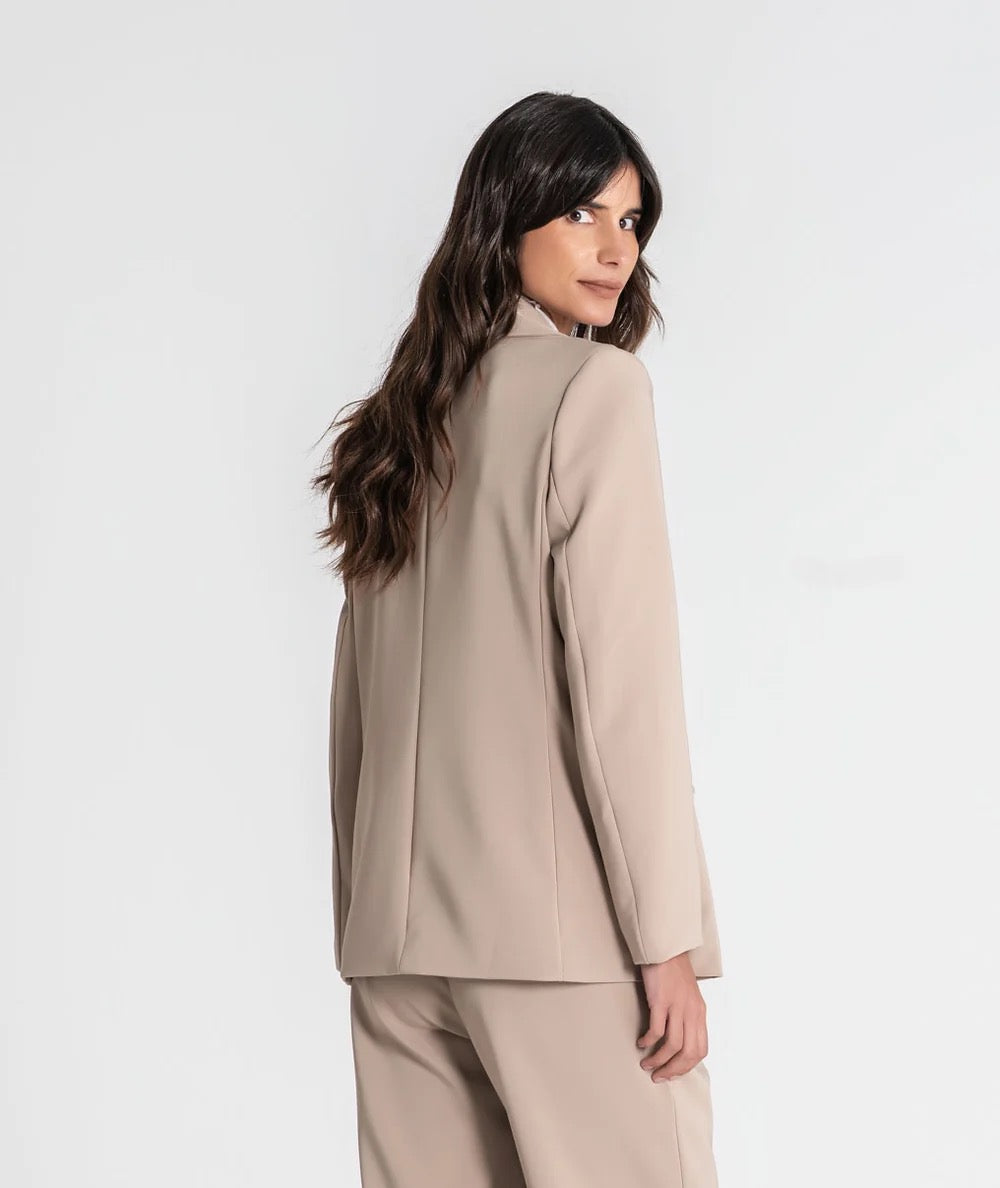 BLAZER BOTÓN BEIGE