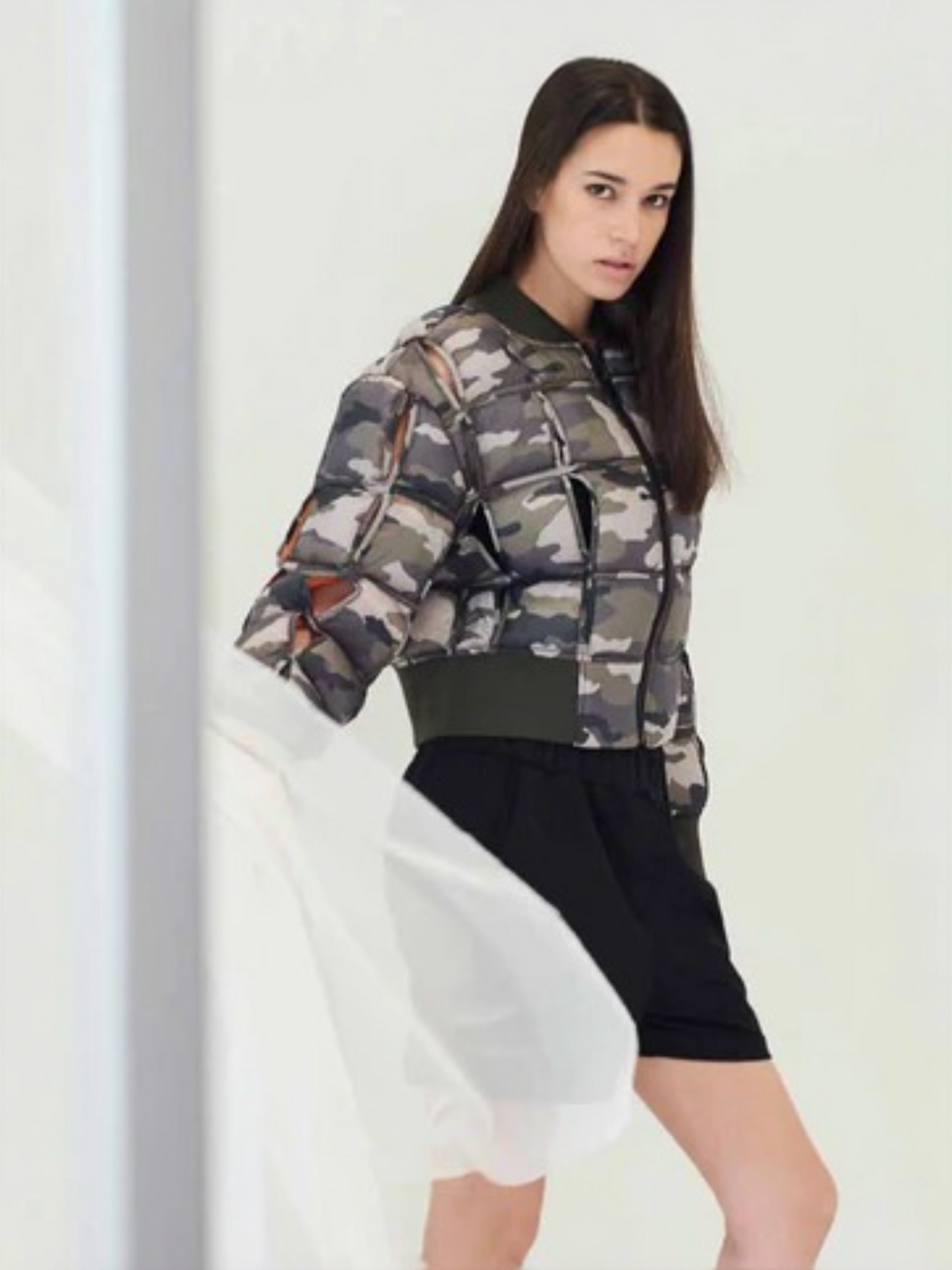 CHAQUETA EDITH CAMUFLAJE VERDE