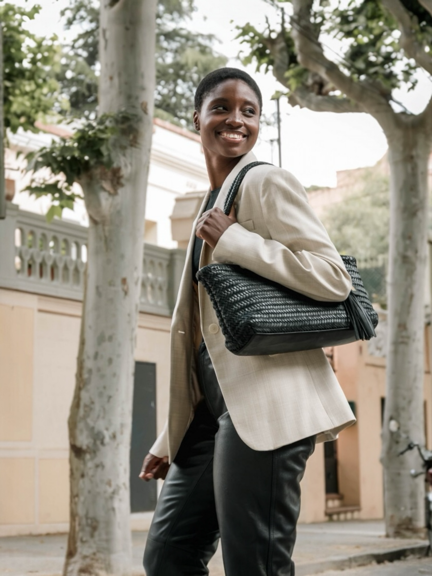 BOLSO DE HOMBRO PERKINS HERITAGE NEGRO