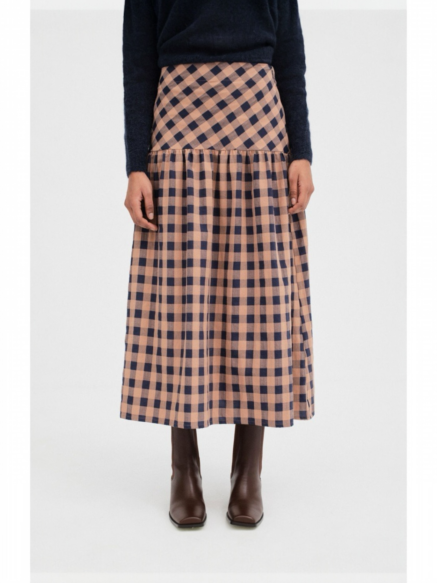 FALDA MARYLEBONE NAVY
