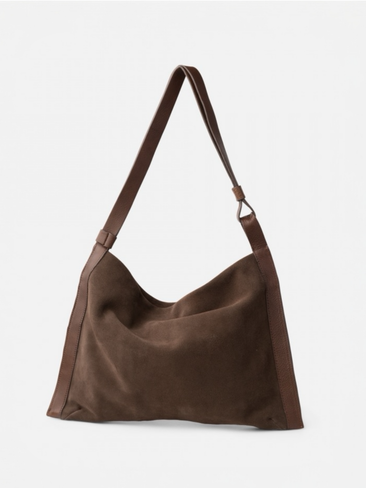 BOLSO DE HOMBRO BEAVER DE PIEL MARRÓN