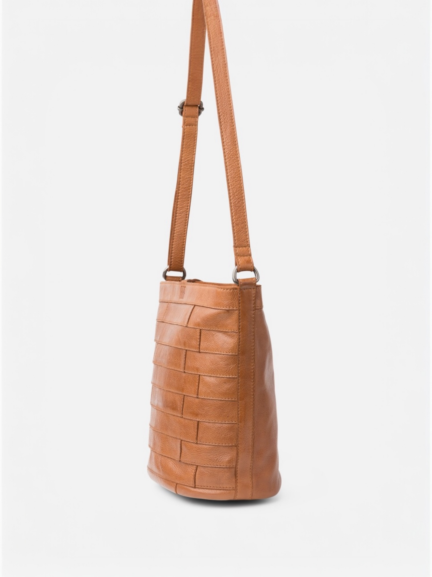 BANDOLERA LEWISBURG BRICKS DE PIEL CUERO