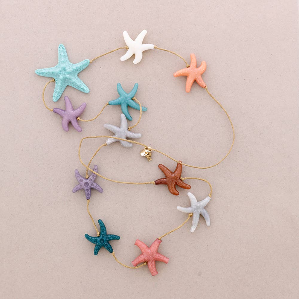 COLLAR ESTRELLAS PASTELES