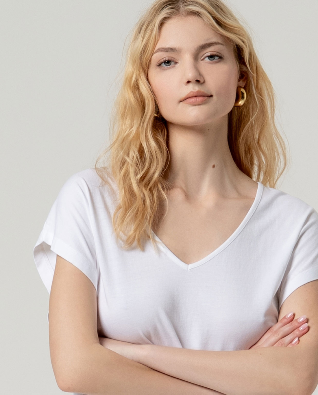 CAMISETA BÁSICA ALGODÓN ORGÁNICO BLANCO