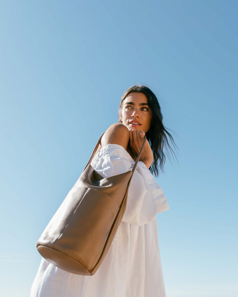 BOLSO DE HOMBRO MELISSA TAUPE