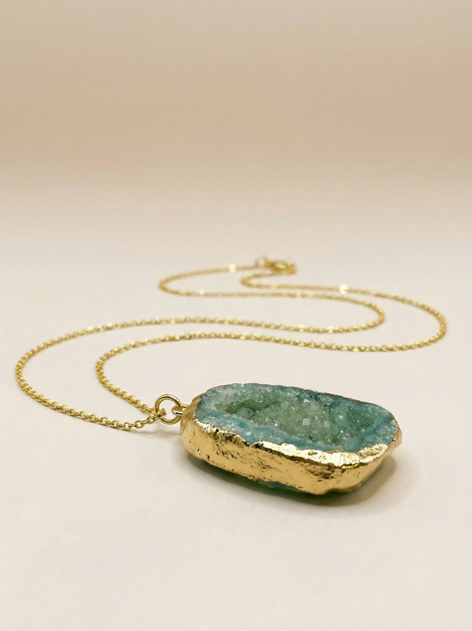 COLGANTE PIEDRA ÁGATA TURQUESA