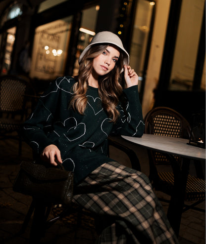 JERSEY CORAZONES VERDE