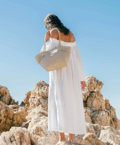 BOLSO DE HOMBRO MINOT DE PIEL CRUDO