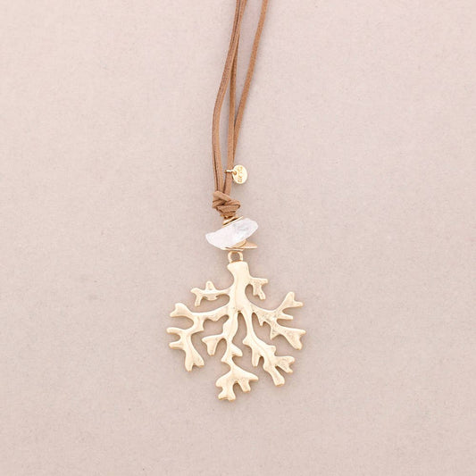 COLLAR CORAL BLANCO