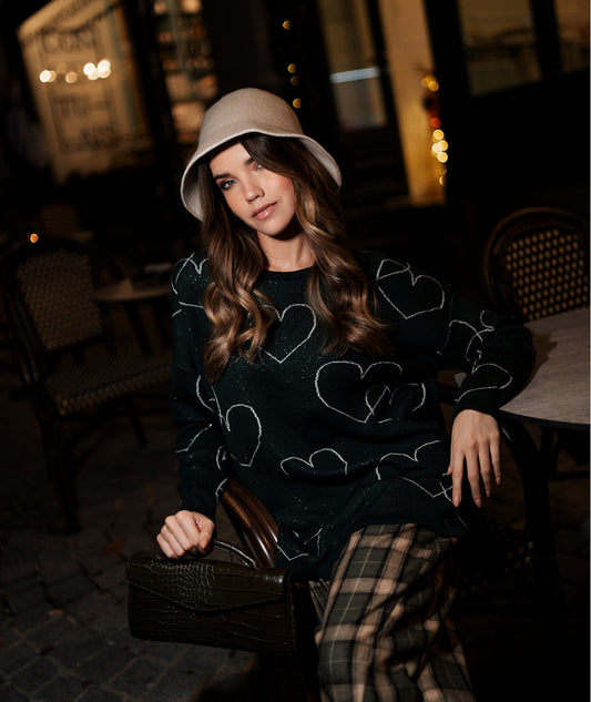 JERSEY CORAZONES VERDE