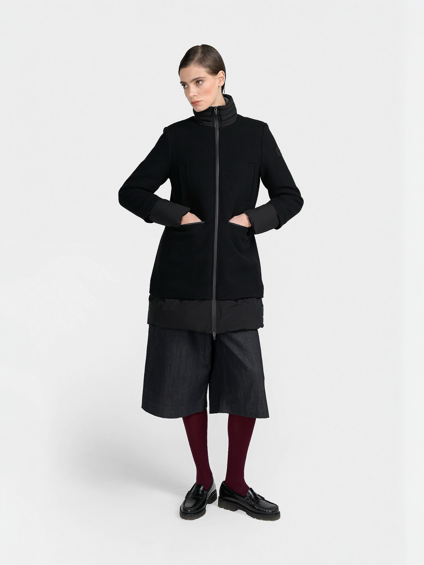 ABRIGO DE LANA LYALTA NEGRO