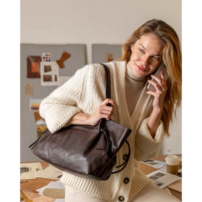 BOLSO DE HOMBRO BRUMLEY DE PIEL CUERO