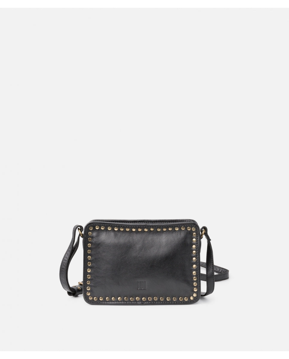 BANDOLERA ROCKWALL DE PIEL NEGRO