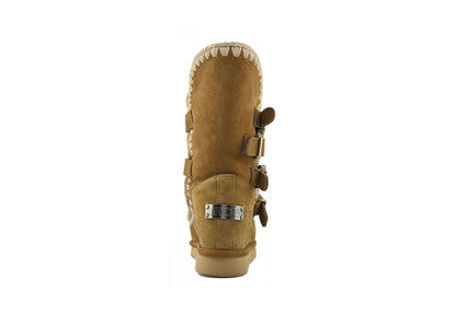 INNER WEDGE TALL BUCKLE STRAPS COGNAC