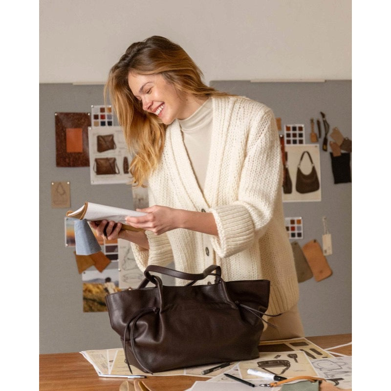 BOLSO DE HOMBRO BRUMLEY DE PIEL CUERO