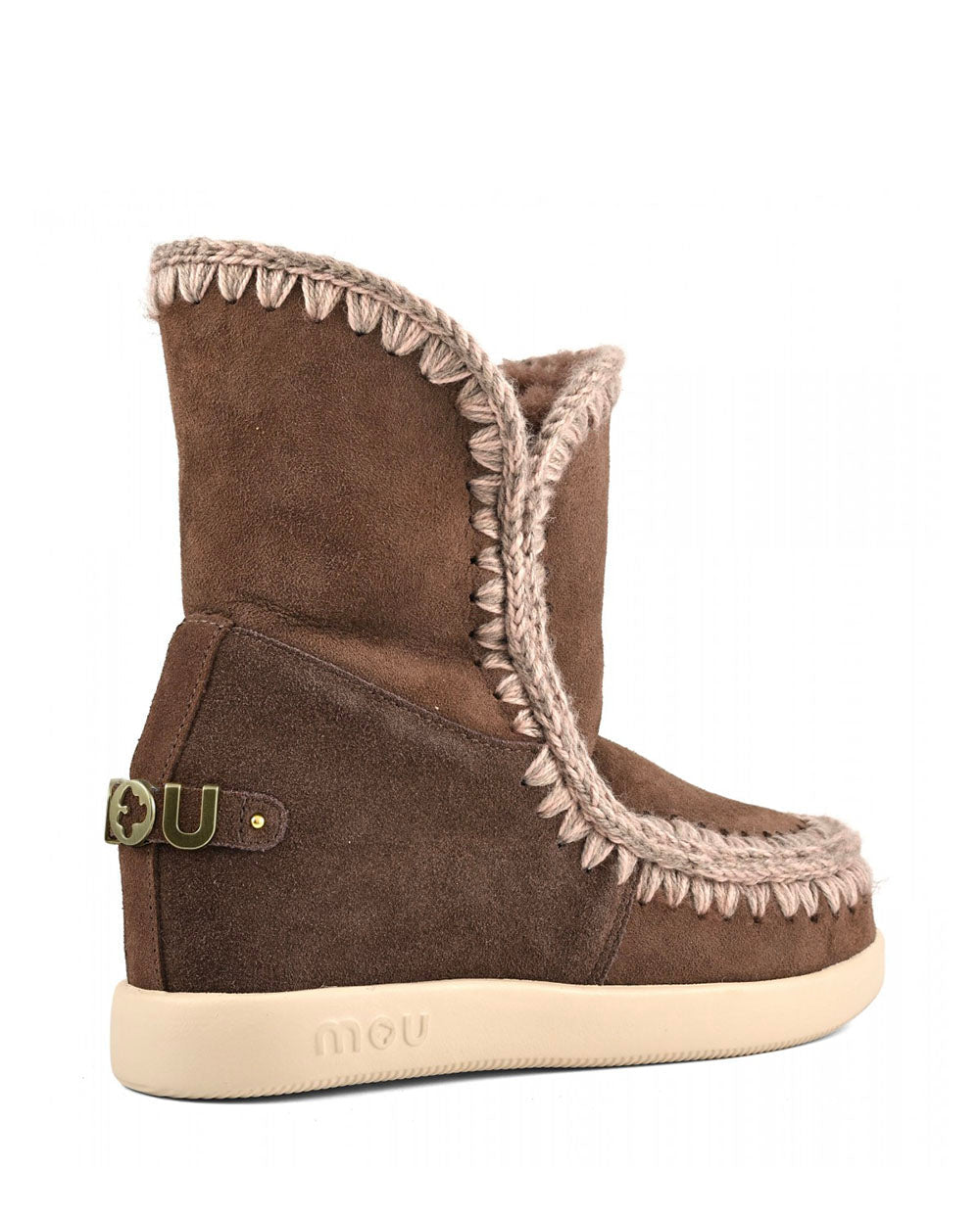 NEW INNER WEDGE SUEDE BROWN PEPPER