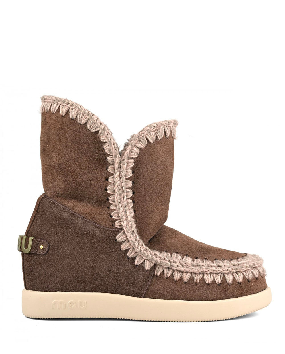 NEW INNER WEDGE SUEDE BROWN PEPPER