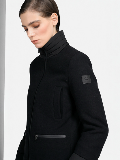 ABRIGO DE LANA LYALTA NEGRO