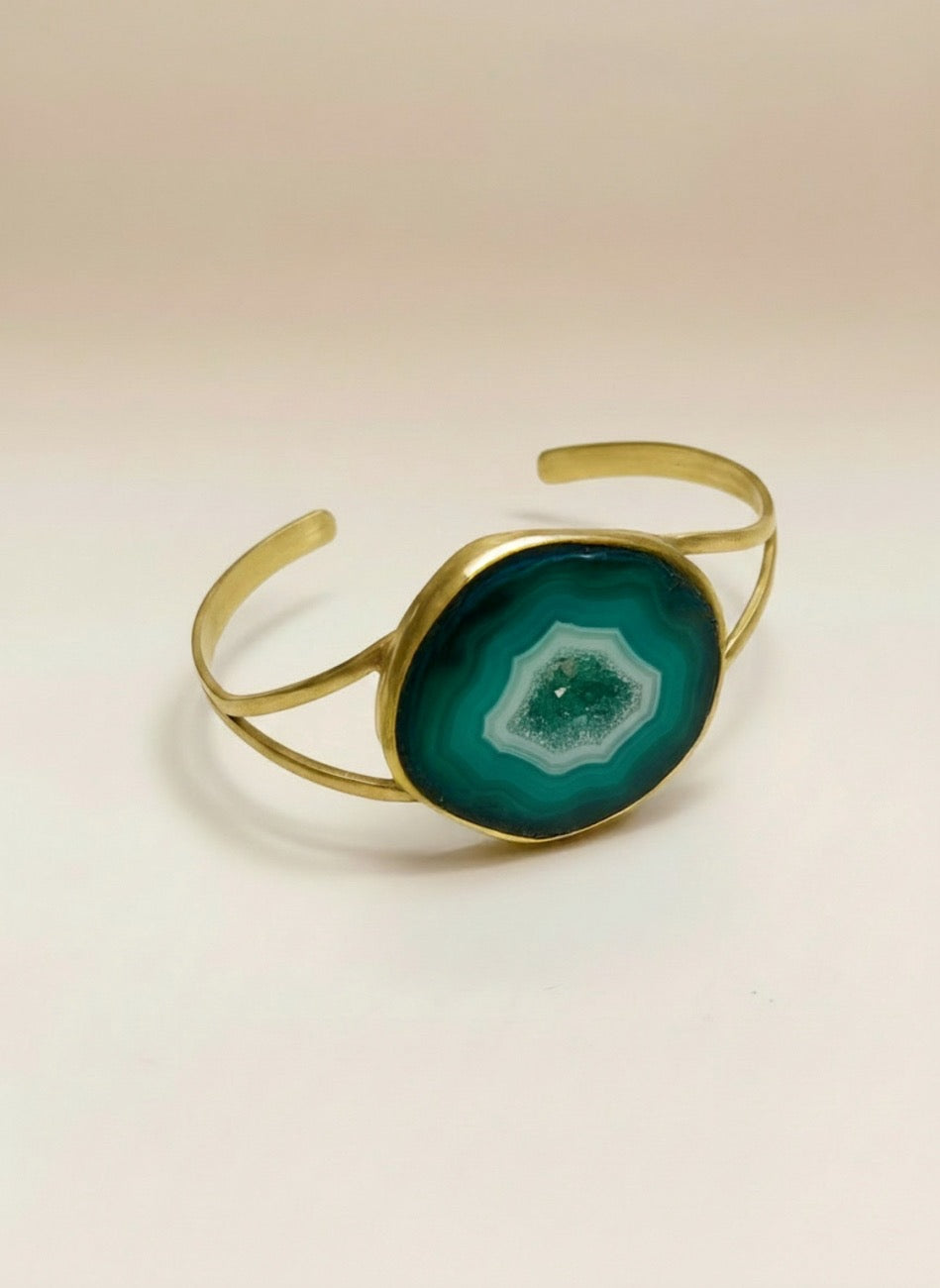 PULSERA PIEDRA ÁGATA TURQUESA