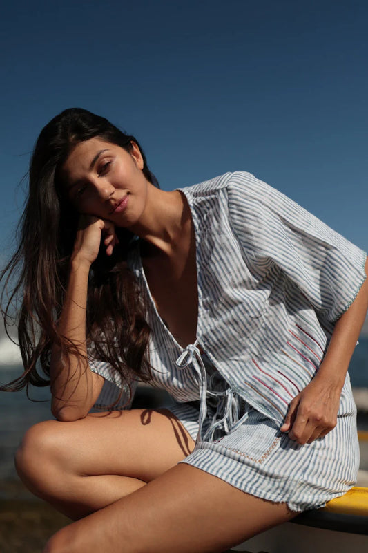TOP ANARA AZUL