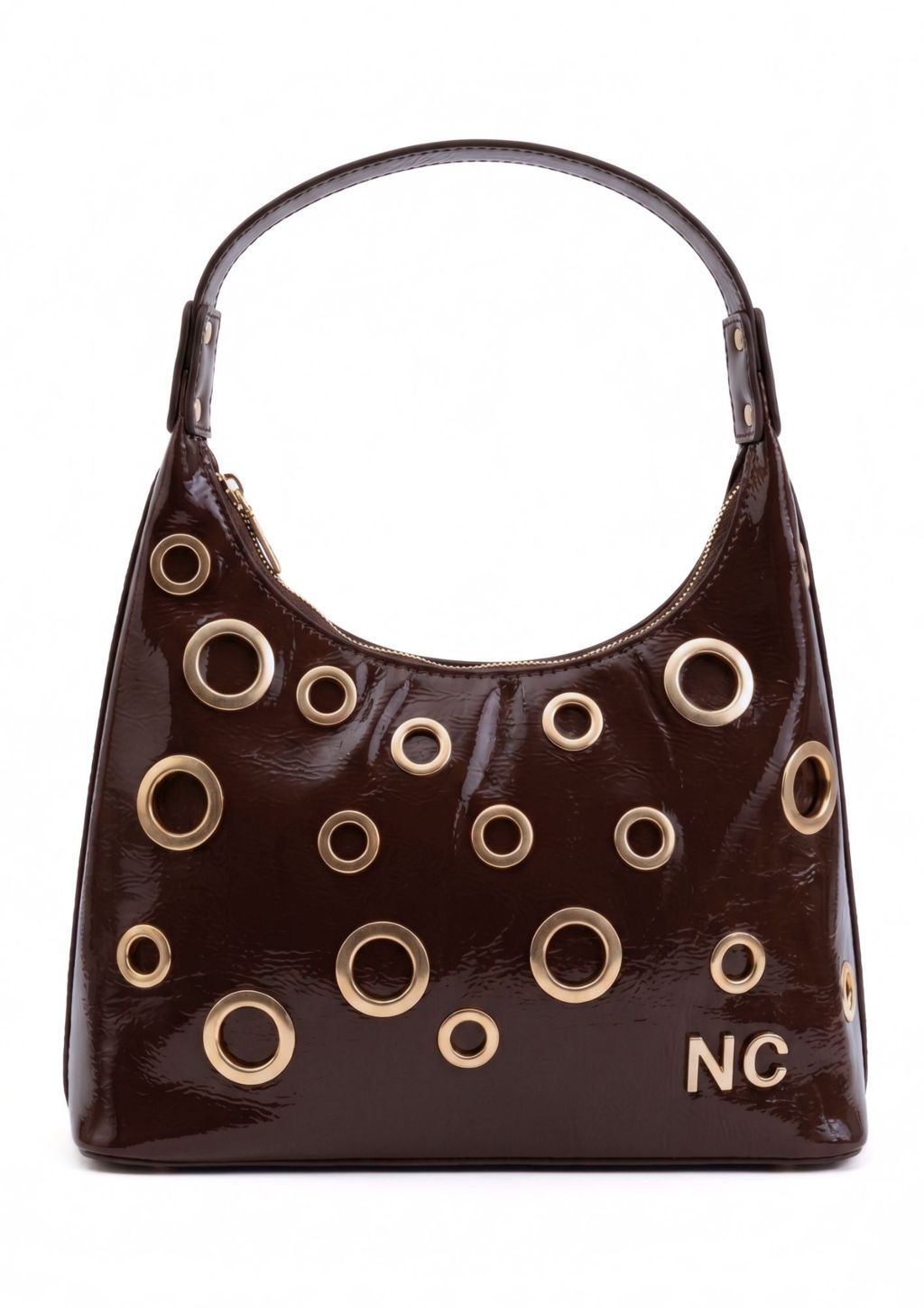 BOLSO GONDOLA CHAROL OJALES MARRÓN