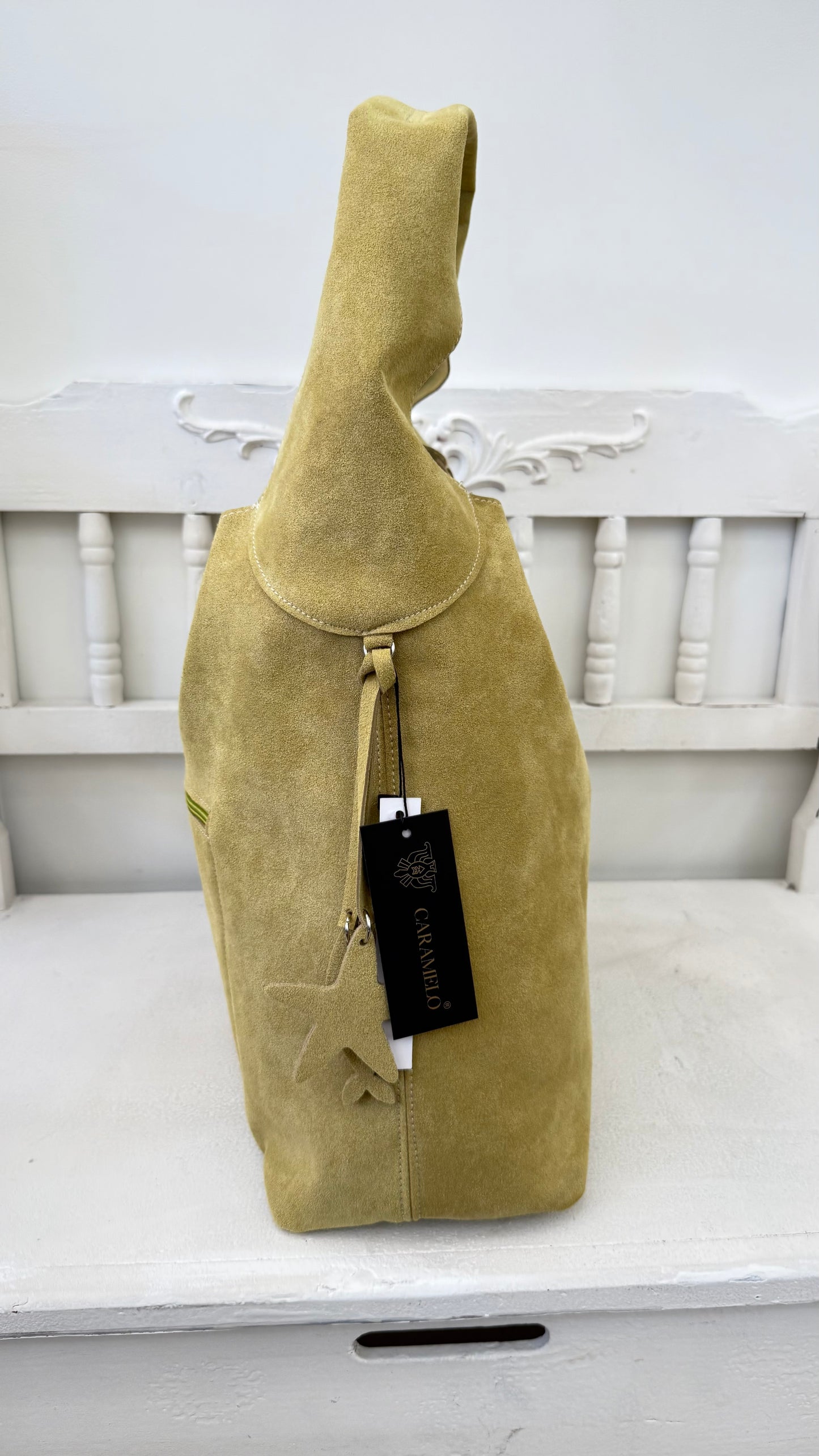 BOLSO DE HOMBRO LUPI PIEL SERRAJE VERDE