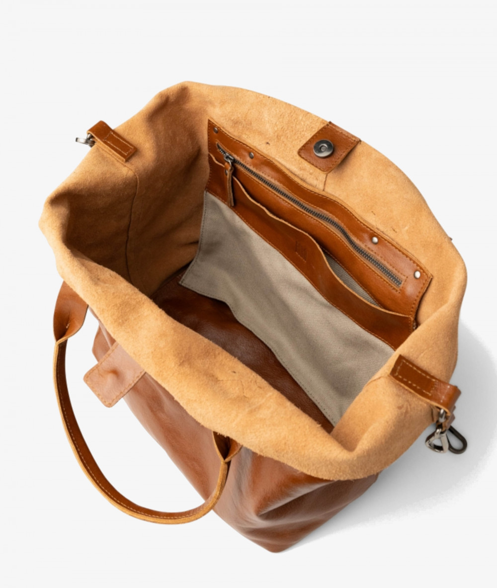 BOLSO DE MANO BELOIT DE PIEL CUERO