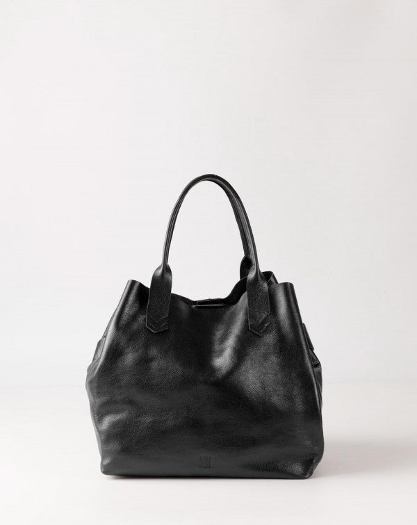 BOLSO DE MANO BELOIT DE PIEL NEGRO