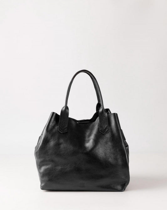 BOLSO DE MANO BELOIT DE PIEL NEGRO