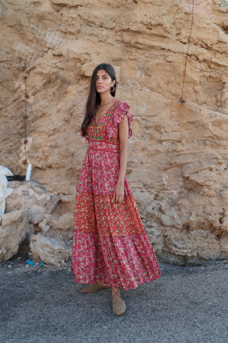VESTIDO NARA FUCSIA