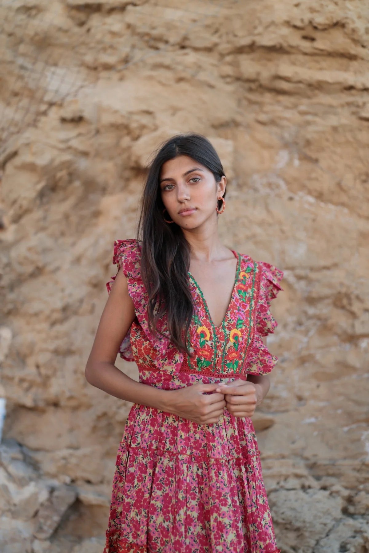 VESTIDO NARA FUCSIA
