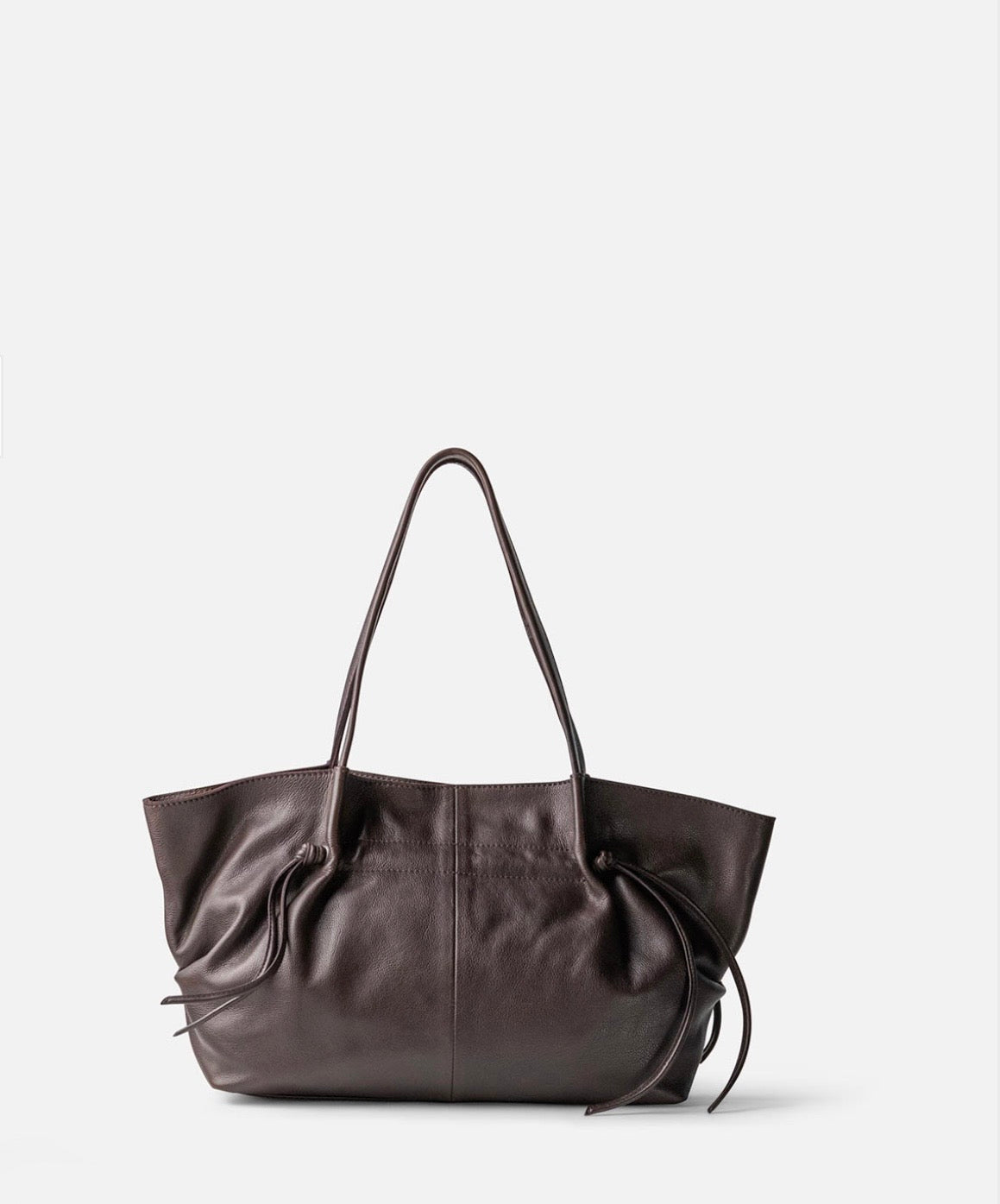 BOLSO DE HOMBRO BRUMLEY DE PIEL BERENJENA