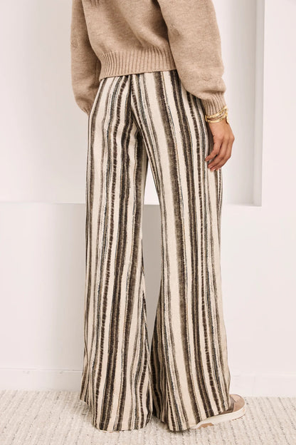 PANTALÓN RAYAS TRAZOS IVORY