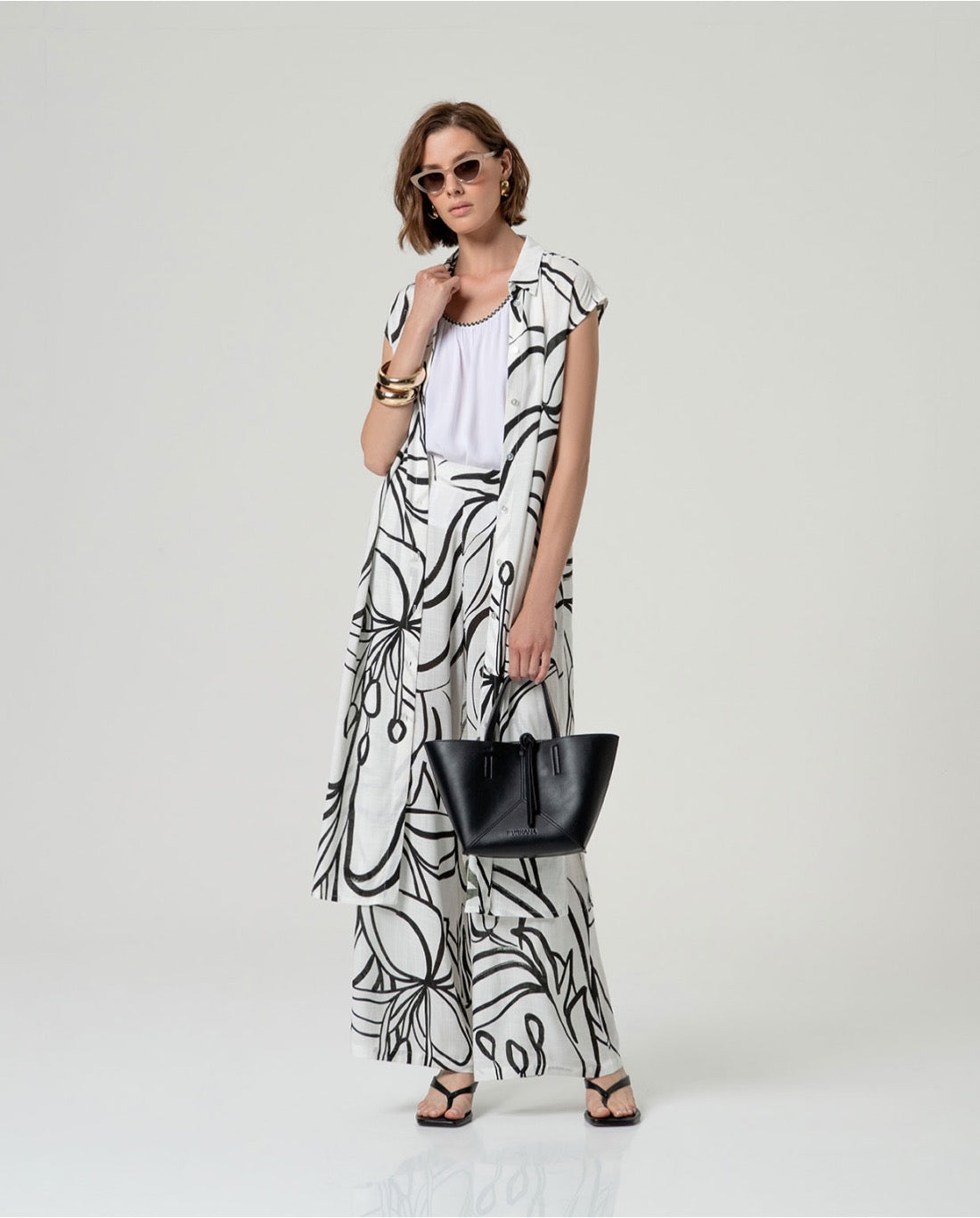 TOP ECO VERO ESCOTE SIN MANGAS BLANCO