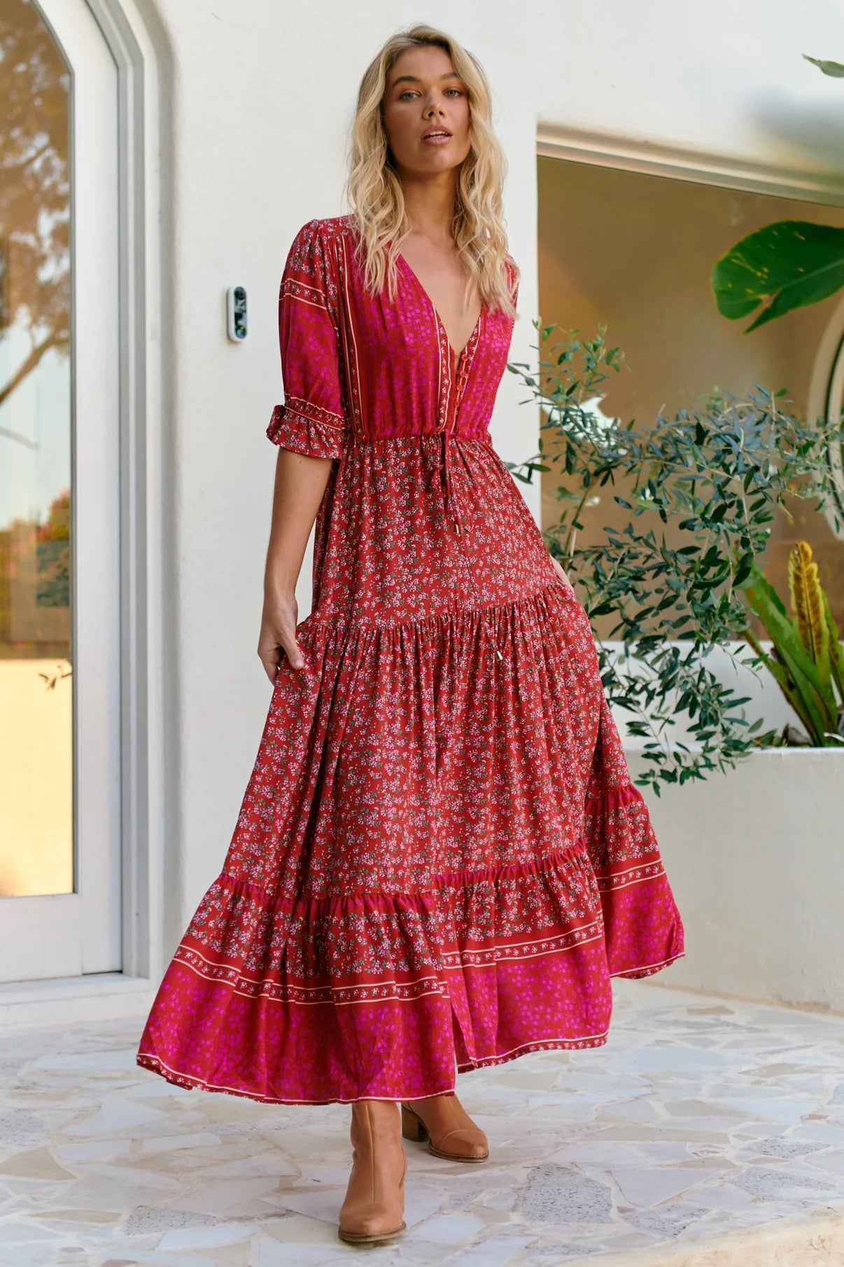 VESTIDO LARGO HIBISCUS LORENA