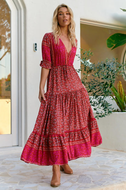 VESTIDO LARGO HIBISCUS LORENA