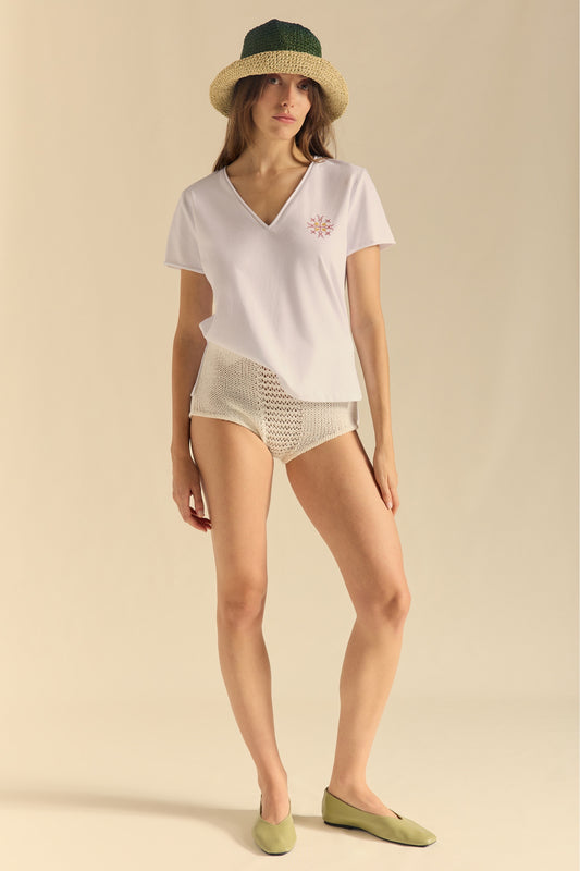CAMISETA BOHEMIA COSTERA BLANCO