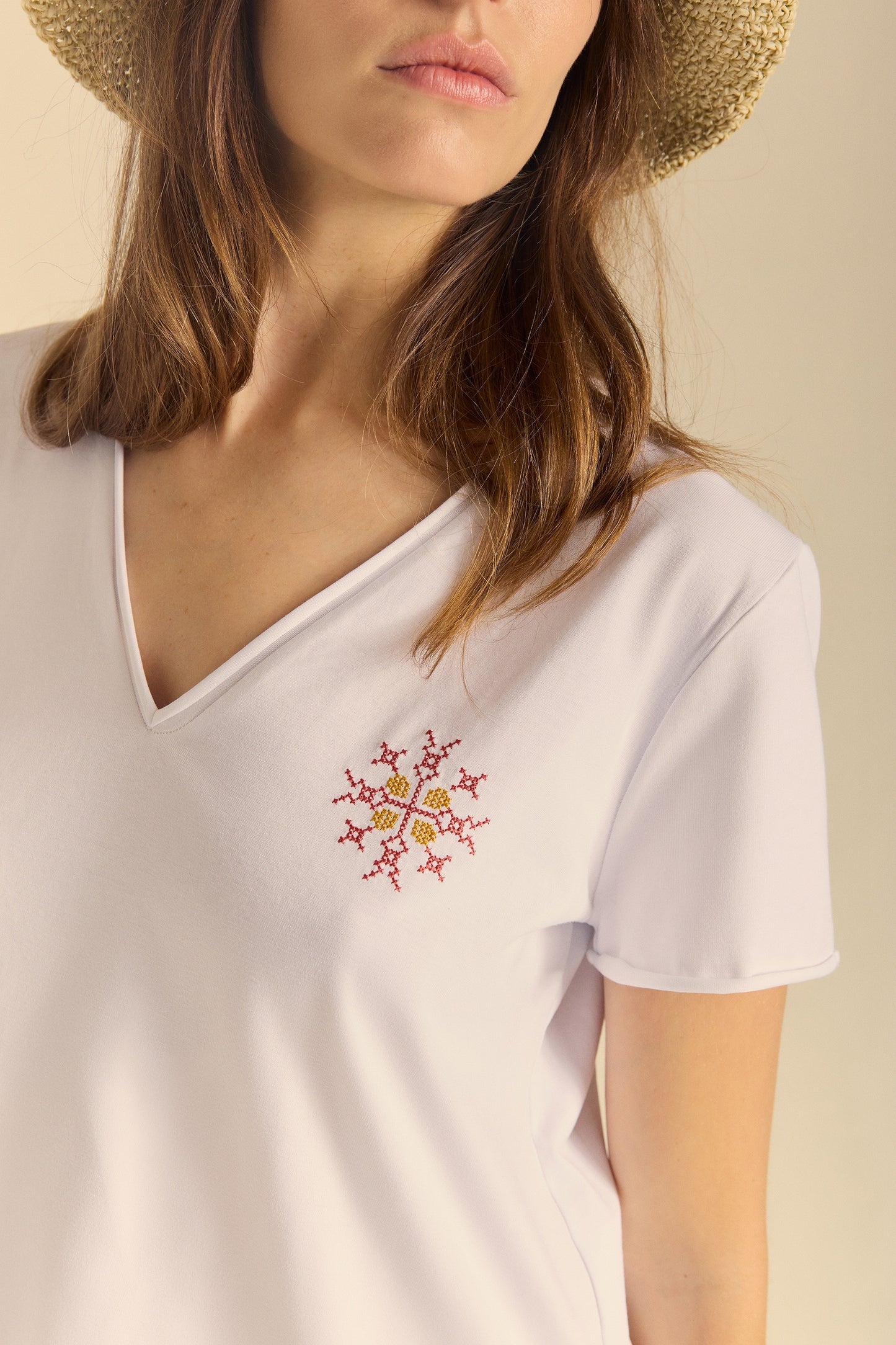 CAMISETA BOHEMIA COSTERA BLANCO